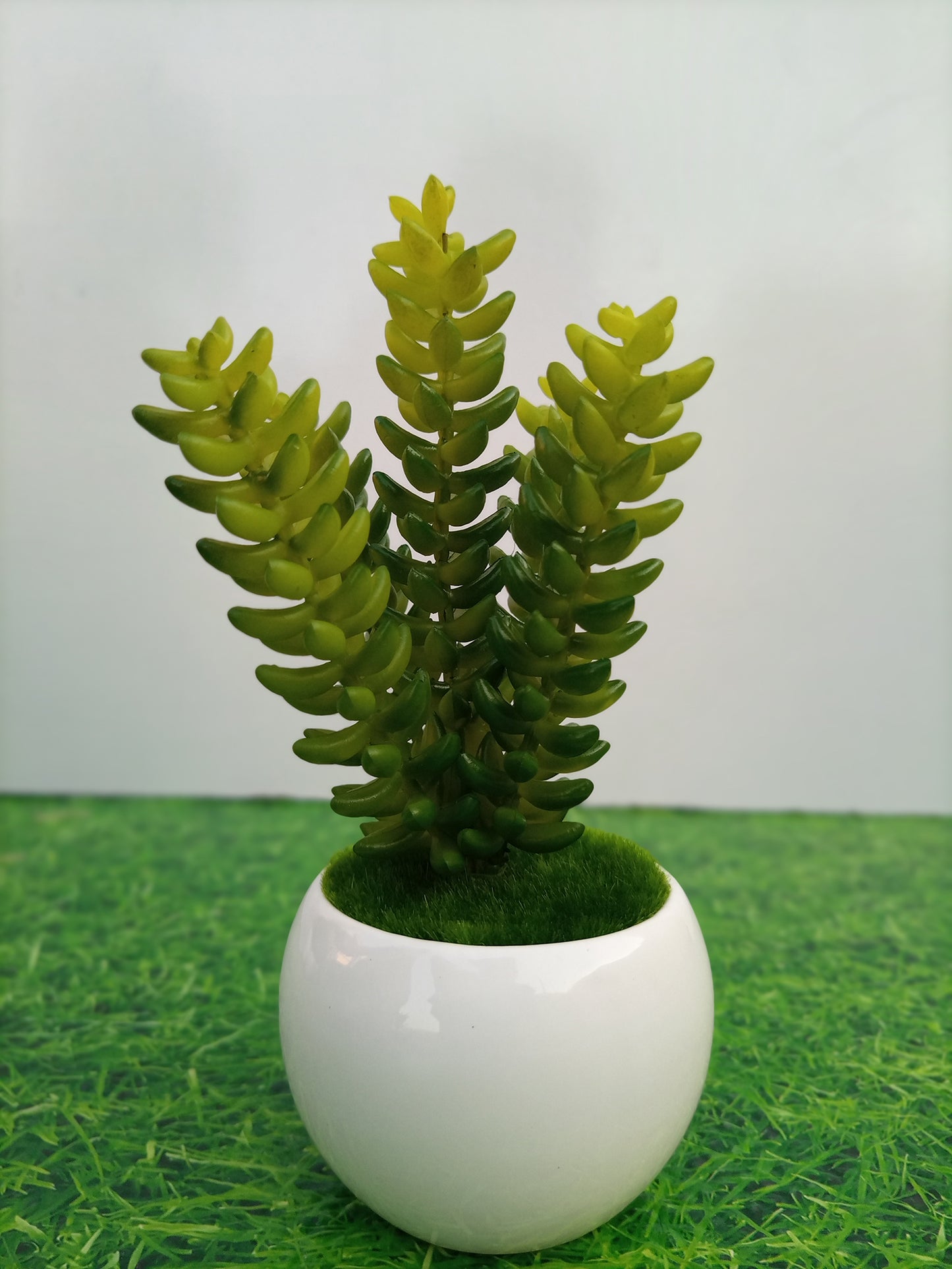 Artifcial Bonsai Plant Home Decoration With Ceramic Pot for office Table and indoor decor -1PC