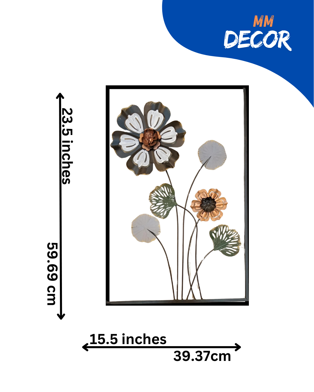 High-Quality 23.5" x 15.5" Metal Panel – Weatherproof & Easy to Install